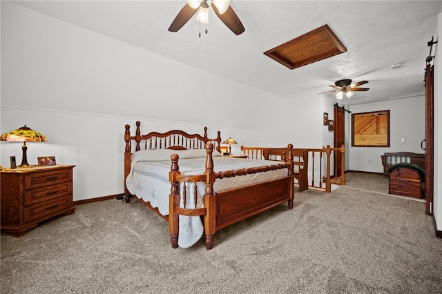 1419 Bullion Rd, Victory Twp, PA 16342 - carpeted bedroom featuring baseboards and ceiling fan