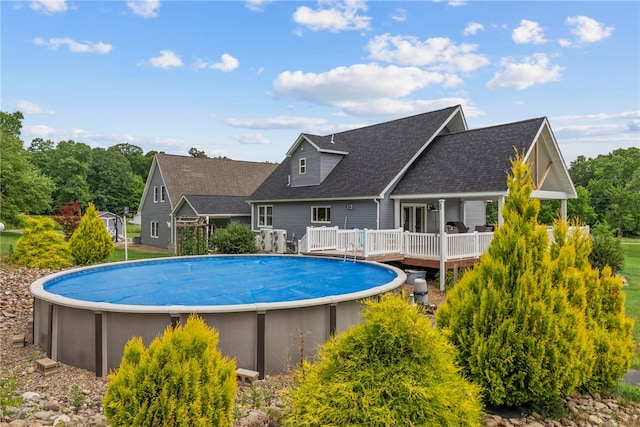 1419 Bullion Rd, Victory Twp, PA 16342 - outdoor pool with a deck