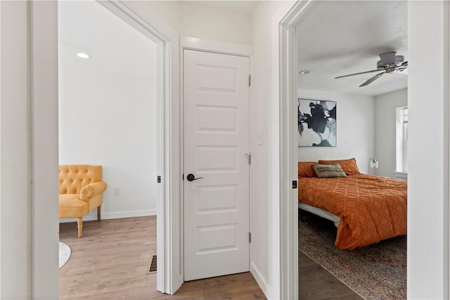2212 Freeport Rd, Harmar, PA 15238 - corridor featuring wood finished floors and recessed lighting