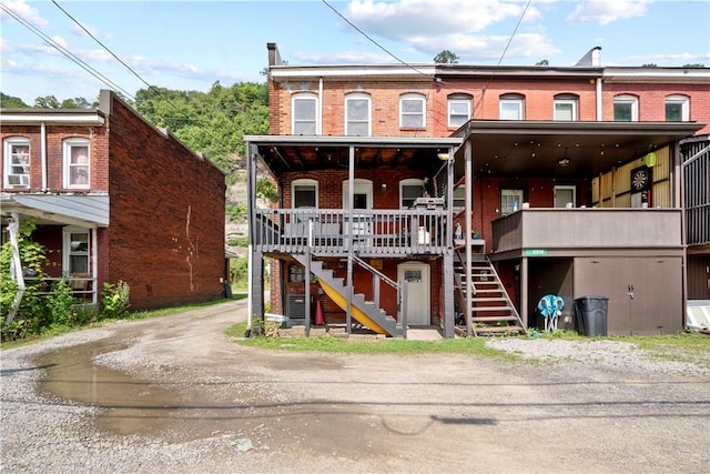 2212 Freeport Rd, Harmar, PA 15238 - view of front facade featuring brick siding and stairway