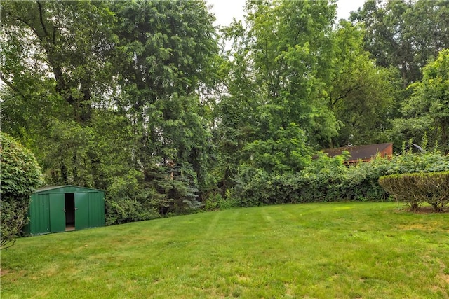 428 Englewood Dr, Ross Twp, PA 15237 - view of green lawn featuring a storage shed