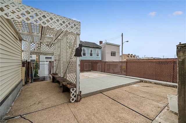 4614 Carroll St, Bloomfield, PA 15224 - view of patio / terrace featuring a pergola