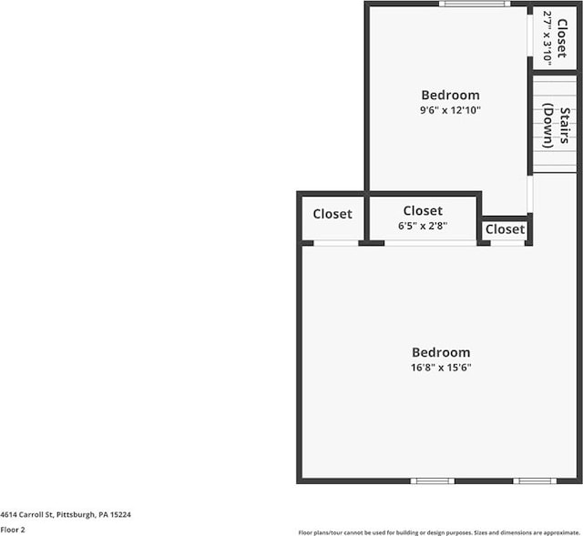 4614 Carroll St, Bloomfield, PA 15224 - view of home floor plan