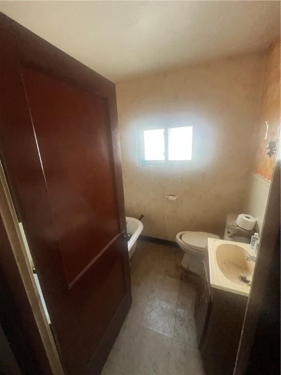 120 Odette St, Overbrook, PA 15227 - half bathroom with toilet and vanity