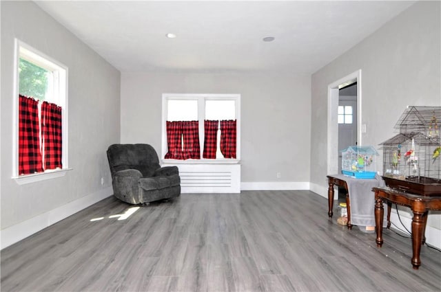315 Ohio St, Rostraver, PA 15012 - sitting room featuring wood finished floors and baseboards