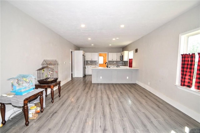 315 Ohio St, Rostraver, PA 15012 - living room with light wood finished floors and recessed lighting