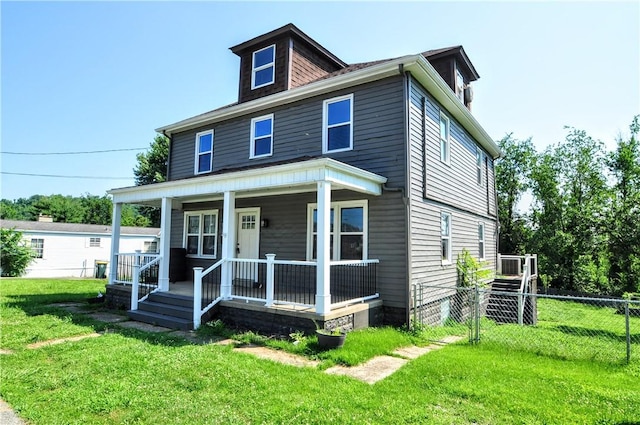 315 Ohio St, Rostraver, PA 15012 - american foursquare style home featuring a porch