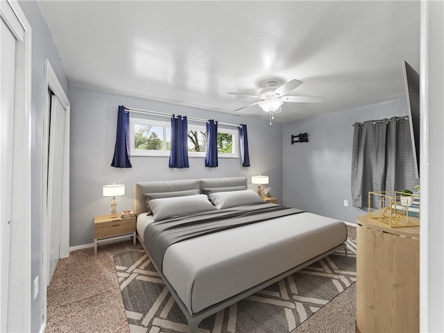 4183 Marion Hill Rd, Daugherty Twp, PA 15066 - bedroom featuring a ceiling fan and a closet