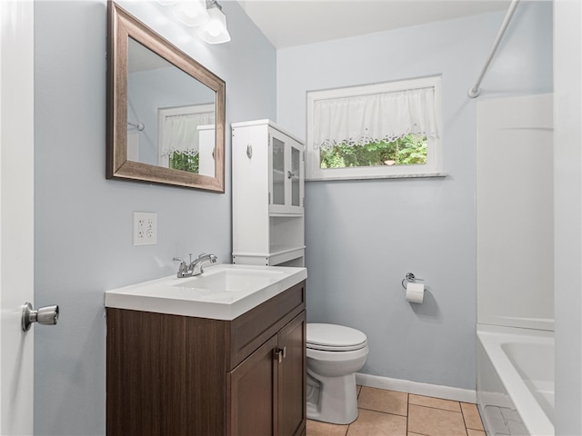 4183 Marion Hill Rd, Daugherty Twp, PA 15066 - bathroom with vanity and tile patterned flooring