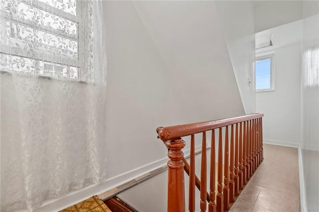 1113 Mary Ann St, South Side, PA 15203 - stairs with tile patterned flooring
