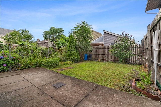 1113 Mary Ann St, South Side, PA 15203 - fenced backyard with a patio area