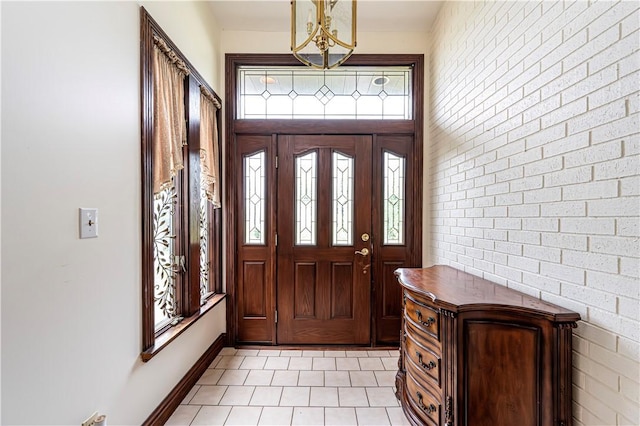 4045 Blue Willow, Hempfield Twp, PA 15642 - entrance foyer featuring light tile patterned floors and plenty of natural light