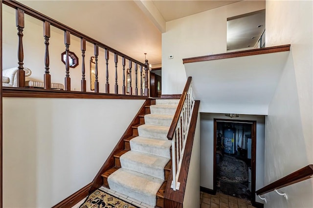 4045 Blue Willow, Hempfield Twp, PA 15642 - stairs with baseboards