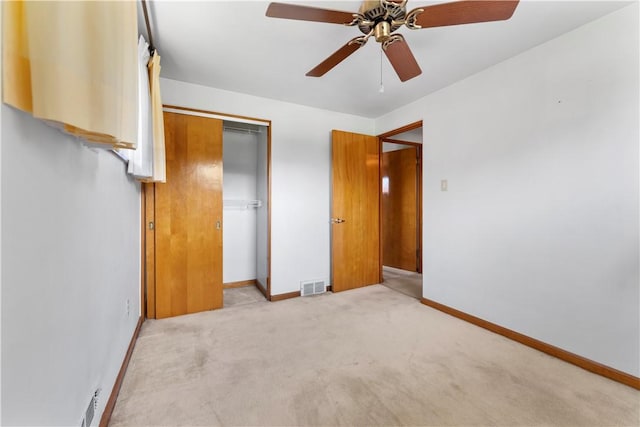 1926 Worcester Dr, Pittsburgh, PA 15243 - unfurnished bedroom with a closet, light carpet, and a ceiling fan