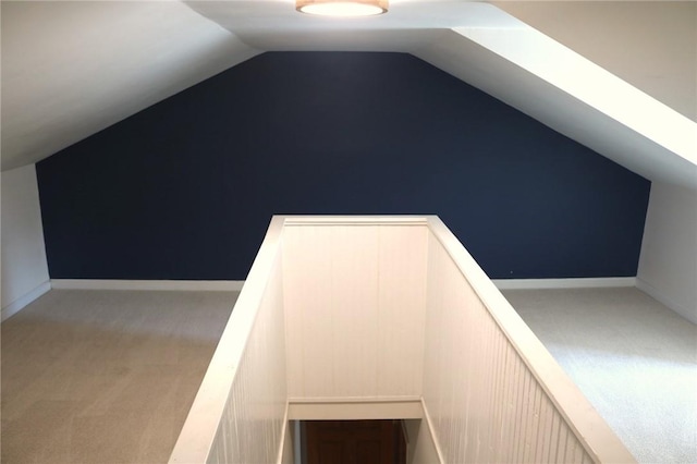 611 Jacksonia St, Central North Side, PA 15212 - additional living space with carpet flooring and vaulted ceiling