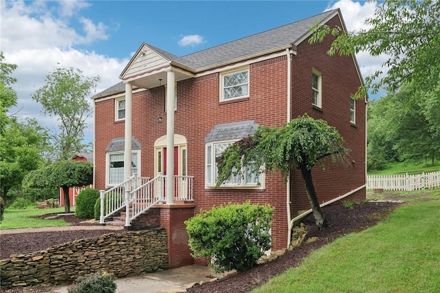 714 Colonial, Washington Twp, PA 15613 - view of front of home featuring brick siding and a shingled roof