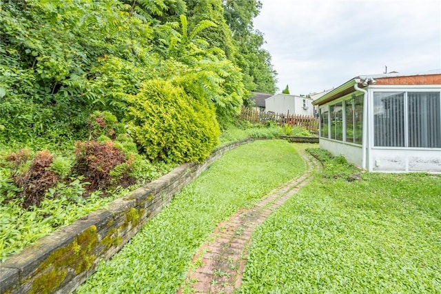 127 Mardi Gras Dr, Plum Boro, PA 15239 - view of yard featuring a sunroom