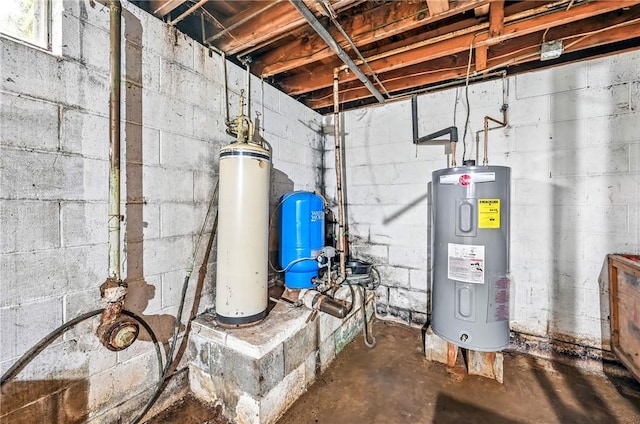 129 Shenango Park Rd, Pymatuning Twp, PA 16154 - utility room featuring water heater