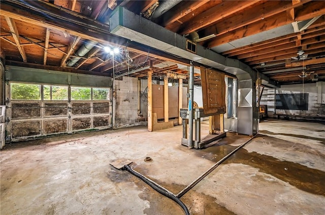 129 Shenango Park Rd, Pymatuning Twp, PA 16154 - below grade area with heating unit