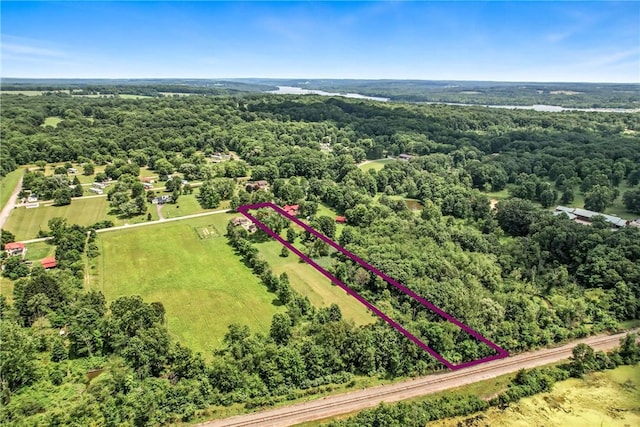 129 Shenango Park Rd, Pymatuning Twp, PA 16154 - aerial view of property's location featuring property parcel outlined