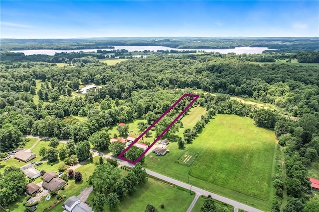 129 Shenango Park Rd, Pymatuning Twp, PA 16154 - view of property location featuring property boundaries highlighted and a large body of water