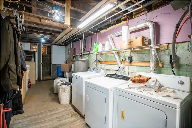 385 Wallace Run Rd, Big Beaver, PA 15010 - washroom with washing machine and clothes dryer and water heater