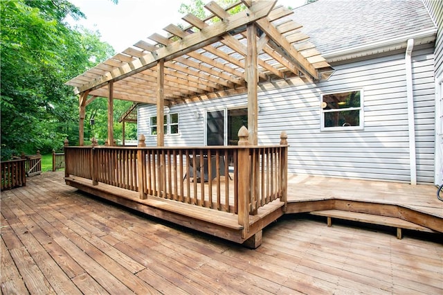 385 Wallace Run Rd, Big Beaver, PA 15010 - wooden deck with a pergola
