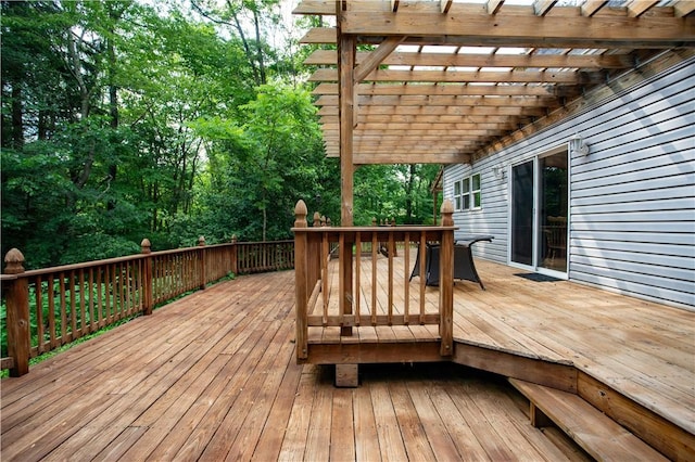385 Wallace Run Rd, Big Beaver, PA 15010 - wooden terrace with a pergola