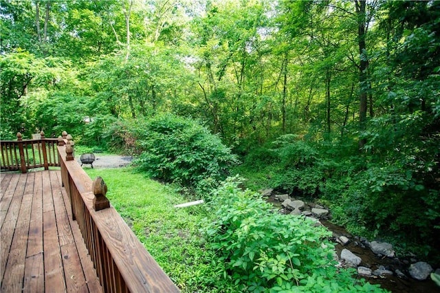385 Wallace Run Rd, Big Beaver, PA 15010 - deck with a wooded view