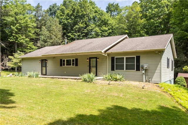 178 Christopher, Christopher, PA 16640 - view of front of property with a front yard and roof with shingles
