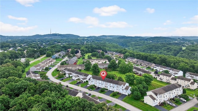 847 Sunset Cir, Cranberry Twp, PA 16066 - drone / aerial view of a mountain backdrop