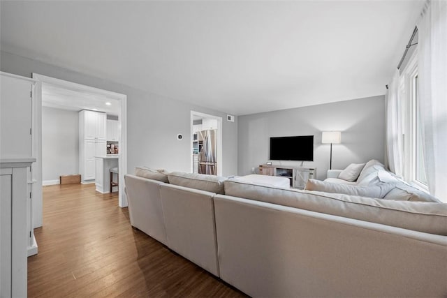 215 E Edgewood Dr, Peters Twp, PA 15317 - living area featuring wood finished floors
