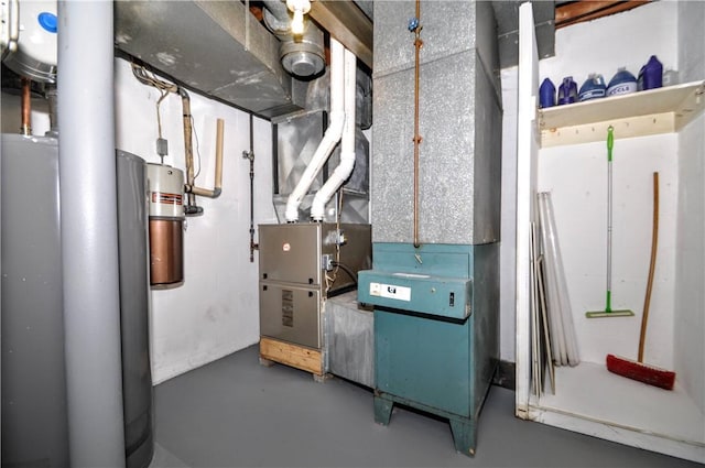 306 Barbara Dr, Carroll Twp, PA 15063 - utilities with heating unit and water heater