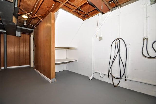 306 Barbara Dr, Carroll Twp, PA 15063 - view of unfinished basement