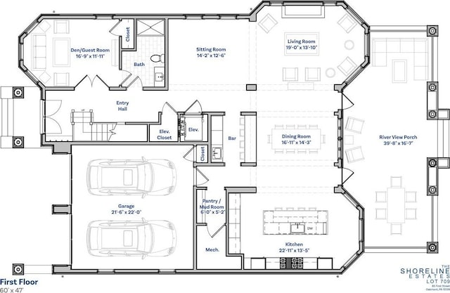 85 1st St, Oakmont, PA 15139 - view of home floor plan