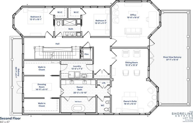 85 1st St, Oakmont, PA 15139 - view of room layout