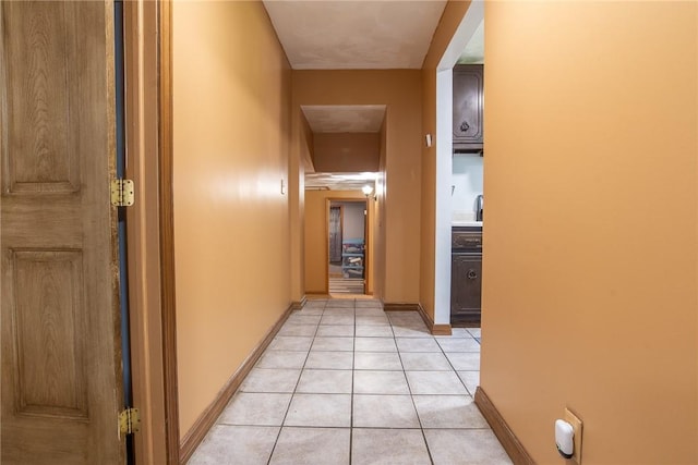 151 Cove Run Rd, Bradys Bend Twp, PA 16028 - hallway with light tile patterned floors and baseboards