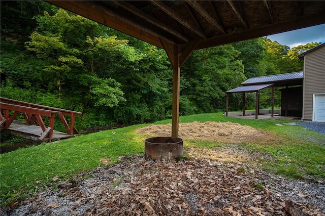 151 Cove Run Rd, Bradys Bend Twp, PA 16028 - view of green lawn featuring a view of trees