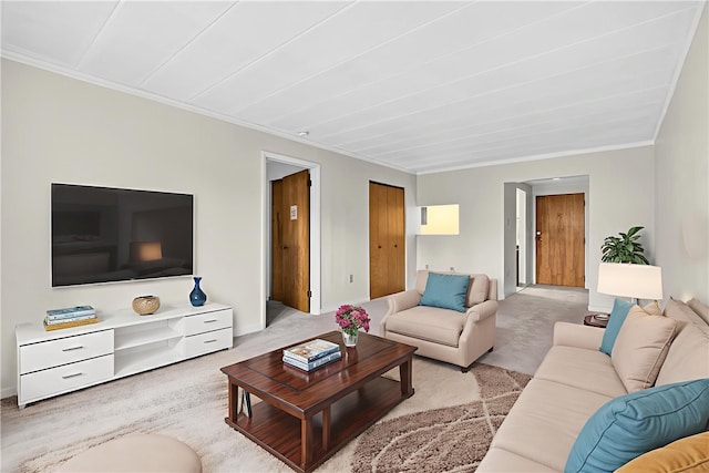 820 E Beau St Unit Tlc, South Strabane, PA 15301 - carpeted living area featuring crown molding and baseboards