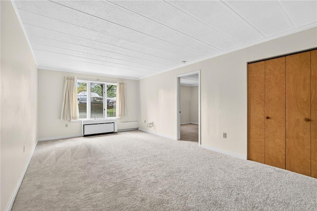 820 E Beau St Unit Tlc, South Strabane, PA 15301 - unfurnished bedroom with carpet flooring, crown molding, and a closet