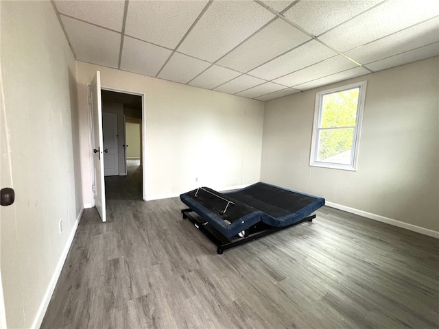 7351/2 7th Ave, Coraopolis, PA 15108 - bedroom featuring a paneled ceiling and wood finished floors