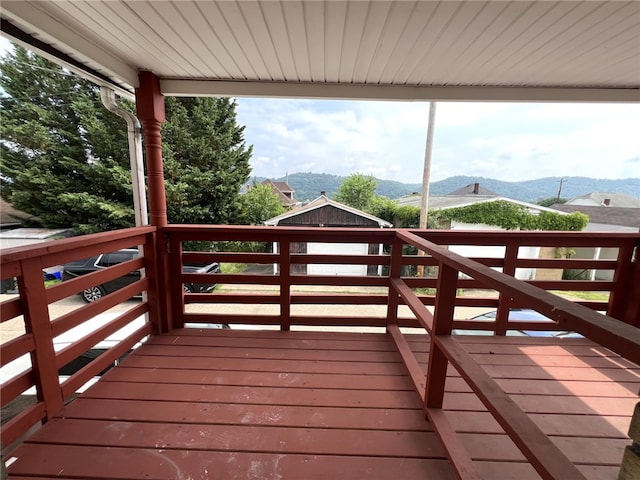7351/2 7th Ave, Coraopolis, PA 15108 - wooden deck featuring a mountain view