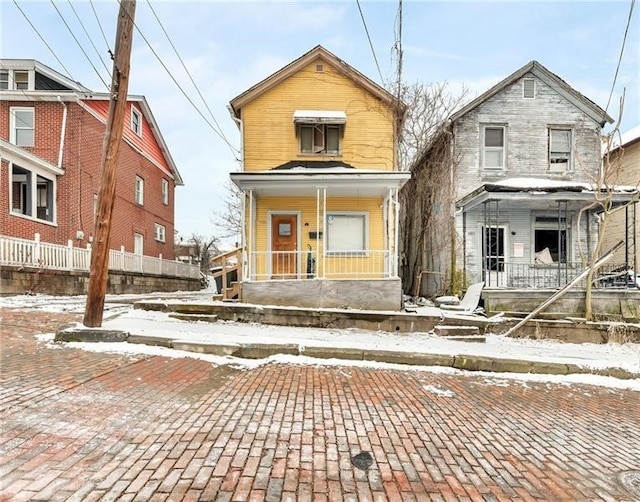 1809 Cornell, Mckeesport, PA 15132 - view of front facade with covered porch