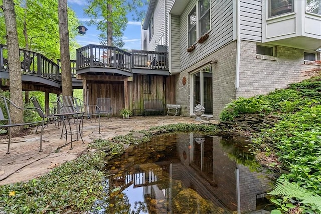 2001 Buckingham Dr, Marshall, PA 16046 - view of yard with a patio area and a wooden deck