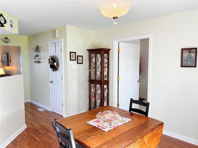 195 Rural Ave, South Strabane, PA 15301 - dining space featuring wood finished floors and baseboards