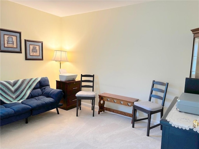 195 Rural Ave, South Strabane, PA 15301 - living room featuring light carpet