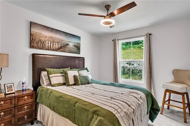 238 Smith Ln, Chippewa Twp, PA 15010 - bedroom with carpet flooring and a ceiling fan