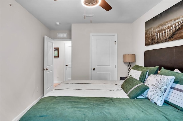 238 Smith Ln, Chippewa Twp, PA 15010 - bedroom featuring baseboards and a ceiling fan