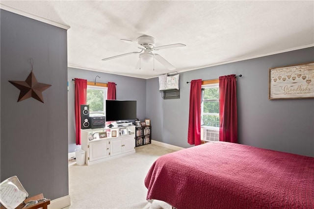 136 B St, Shade Twp, PA 15563 - bedroom featuring light carpet and ceiling fan