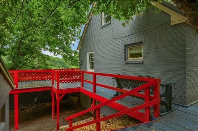 1405 Three Degree Rd, Adams Twp, PA 16059 - view of wooden terrace